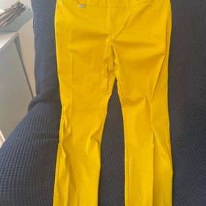 Afani straight leg pant mustard color size 14